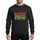 Sleep Lab Crew Members' Festive Red Green White 'SLEEP LAB CREW' Typography Holiday Snowflakes Holly Candy Canes Ornaments Retro Cartoon Sweatshirt - 1