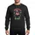 Women's Whimsical Pink Flamingo Santa Hat Christmas In July Festive Holiday Lights Gifts Design Sweatshirt - 1