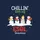 ESOL Educators' Whimsical 'Chillin' With My ESOL Snowmies' Design, Four Cartoon Snowmen, Multicolor Holiday Lights Sweatshirt - 2