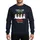 ESOL Educators' Whimsical 'Chillin' With My ESOL Snowmies' Design, Four Cartoon Snowmen, Multicolor Holiday Lights Sweatshirt - 1