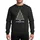 Tech Lovers' Stylized Circuit Board Christmas Tree Green Red Traces Yellow Star 'O Circuit Tree' Sweatshirt - 1