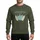 Coastal Style Aficionados Retro Santa Monica California Four Surfboards Illustrative Muted Teal Beige Grey Flat Design Sweatshirt - 1