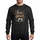 Christmas Celebrator's Golden Yellow White Script Love Peace Joy Whimsical Snowflakes Stars Sweatshirt - 1