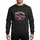 Grandma's Festive 'Best Freaking TeeTee Ever' Red Buffalo Plaid Text, Multi-Color Heart Christmas Lights Black Design Sweatshirt - 1