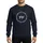 Grandmothers' Elegant White 'Gigi' Script with Heart Accent, Minimalist Floral Wreath Sweatshirt - 1