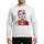 Dog Lovers' Cheerful Husky Puppy Red Santa Hat Festive Gift Boxes Charcoal Grey White Red Gold Silver Sweatshirt - 1
