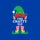 Holiday Celebration Lovers' Whimsical Flat Vector Chatty Elf Hat Socks Shoes Vibrant Green Red Yellow Art Sweatshirt - 2