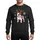 Dog Lovers' Festive American Bulldog Reindeer Antlers Vibrant Christmas Lights Digital Art Sweatshirt - 1