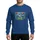 Christmas Birthday Celebrators' White BORN ON Christmas Day Text, Lime Green Frame, Red Green Holly Flowers, Gold Accents Sweatshirt - 1