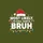 Holiday Enthusiasts' Distressed Magenta Festive Typography featuring Santa Hat, 'BRUH' Text, Candy Canes, & Holiday Lights Sweatshirt - 2