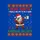 Medical Billing Staff's Humorous Pixel Art Dabbing Santa with Clipboard & Lights, Snowflakes, Red Green Festive Geometric Border Sweatshirt - 2