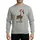 Okapi Lovers' Festive Cartoon Okapi with Santa Hat & Bright Red Green Yellow Cyan Christmas Lights Sweatshirt - 1