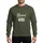 Gigi Grandmas' Blessed White Distressed Script & Bold Rustic Gigi Typography Design Sweatshirt - 1