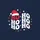 Christmas Lovers' Vibrant Red White Ho Ho Ho Wavy Stacked Text Santa Hat Stars Snowflakes Sweatshirt - 2