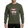 Emergency Dispatchers' Dispatcher Squad Red Black Leopard Print Santa Hat Snowflakes Sweatshirt - 1