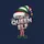 Women's & Girls' Royal Christmas Elf Design: Bold 3D Metallic Queen Elf, Red Green White Hat, Sparkly Crown, Sassy Striped Legs Sweatshirt - 2