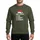 Women's Distressed Grunge Red White Santa Checklist Pregnant Holiday Announcement Sweatshirt - 1
