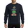 Family Christmas Group Whimsical Sweet Elf Bright Green Hat Skirt Candy Cane Red White Stockings Gold Accents Sweatshirt - 1