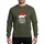 Cuban Christmas Lovers' Santa's Favorite Rustic Red White Flat Color Star Pom-Pom Design Sweatshirt - 1