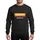 New Mexico Admirers Retro 80s Golden Yellow Orange Violet Striped Santa Fe New Mexico Lettering Sweatshirt - 1