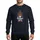 Family Christmas Lovers' Whimsical Red Black Buffalo Plaid Gnome Holly Berries 'The CUTEST gnome' Starry Black Sweatshirt - 1