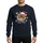 Holiday Humor Fans' Whimsical Creamy FSM, Red Santa Hat, Colorful Christmas Lights & Blue Snowflakes Sweatshirt - 1