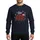 Gigi's Family Christmas Distressed Red Black Buffalo Plaid Bear Santa Hat Colorful Lights Snowflake Winter Scene Sweatshirt - 1