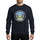 Coastal Lifestyle Fans' Santa Barbara California Retro Beach Sunset Palm Tree Silhouettes Flat Color Art Sweatshirt - 1