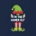 Christmas Gamers' Whimsical Elf Costume Elements, Pixel Gamepad, Striped Socks, Lime Green & Red Accents Sweatshirt - 2