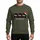 Science Lovers' Whimsical Holmium Element Periodic Table Black Red Christmas Santa Hat Design Sweatshirt - 1