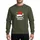 Grandma's Festive Holiday Granna Claus Classic Red Santa Hat Multicolored Lights Holly Berries Snowflakes Sweatshirt - 1
