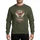 Family Heritage Enthusiasts' White & Crimson Orange Ornate Hess Family Lineage Banners Wings Star Sweatshirt - 1