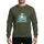 School Secretary Women's Whimsical Winter LOVE Snowman Teal Blue Frosted #SCHOOLSECRETARYLIFE Design Sweatshirt - 1
