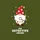 Family Holiday Enthusiasts' Whimsical Christmas Gnome Red Hat Yellow Bell Light String Magnifying Glass White Stars Sweatshirt - 2