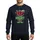 Christmas Humor Lovers' Whimsical Elf Hat Green Red Striped Legs Holiday Design Sweatshirt - 1
