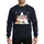 Cat Lovers' Vibrant Festive Cat Snowman Trio: Orange, Brown, Grey Tabbies in Santa Hat & Top Hats, Red & Green Gifts & Ornaments Sweatshirt - 1