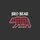Brotherhood Enthusiasts' Bold Red Black Buffalo Plaid Stylized Walking Bear Silhouette Distressed White 'BRO BEAR' Script Sweatshirt - 2