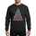 Aquarium & Ocean Lovers' Whimsical Tropical Fish Christmas Tree, Santa Hat Fish, Coral & Candy Cane Festive Art Sweatshirt - 1