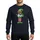 Christmas Enthusiasts' Festive Flat Green DJ Elf Hat Yellow Bell Candy Cane Christmas Tree Striped Elf Legs Design Sweatshirt - 1