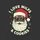 Men's Distressed Retro African-American Santa Sunglasses Vibrant Red Hat Off-White Beard Cookies Illustration Sweatshirt - 2