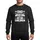 Mens Dads Bold Retro White Stacked Typographic Quote Stars Banner Accent Sweatshirt - 1