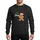 Family Holiday Humor Whimsical Snapped Gingerbread Man Red Santa Hat Green White Oh Snap Text Sweatshirt - 1