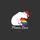 Moms' White Mama Bear Rainbow Horizontal Striped Cub Christmas Santa Hat Design Sweatshirt - 2