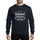 Winter Solstice Fans White Script & Serif Typography, Snowfall, Holly & Celestial Motifs Sweatshirt - 1