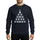 Equestrian Lovers' Elegant White Line Art Sparkling Horse Head Christmas Tree Illustration Sweatshirt - 1
