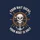 Fishing Enthusiasts' Vintage Nautical Pirate Skull Bone White Ship Wheel Rich Brown Spears Anchor Humor Sweatshirt - 2