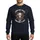 Fishing Enthusiasts' Vintage Nautical Pirate Skull Bone White Ship Wheel Rich Brown Spears Anchor Humor Sweatshirt - 1