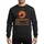 Holiday Food Lovers' Bold Orange Distressed Shrimp Grits Nutrition Facts Panel Design Sweatshirt - 1