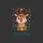 Christmas Lovers' Cute Brown Reindeer Tangled Multi-Color Christmas Lights Teal 'OH DEER!' Ugly Sweater Art Sweatshirt - 2