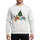 Kids' Festive Christmas Gaming Controllers Rustic Hand-Drawn Tree Reindeer Snowman Forest Green Cherry Red Sweatshirt - 1